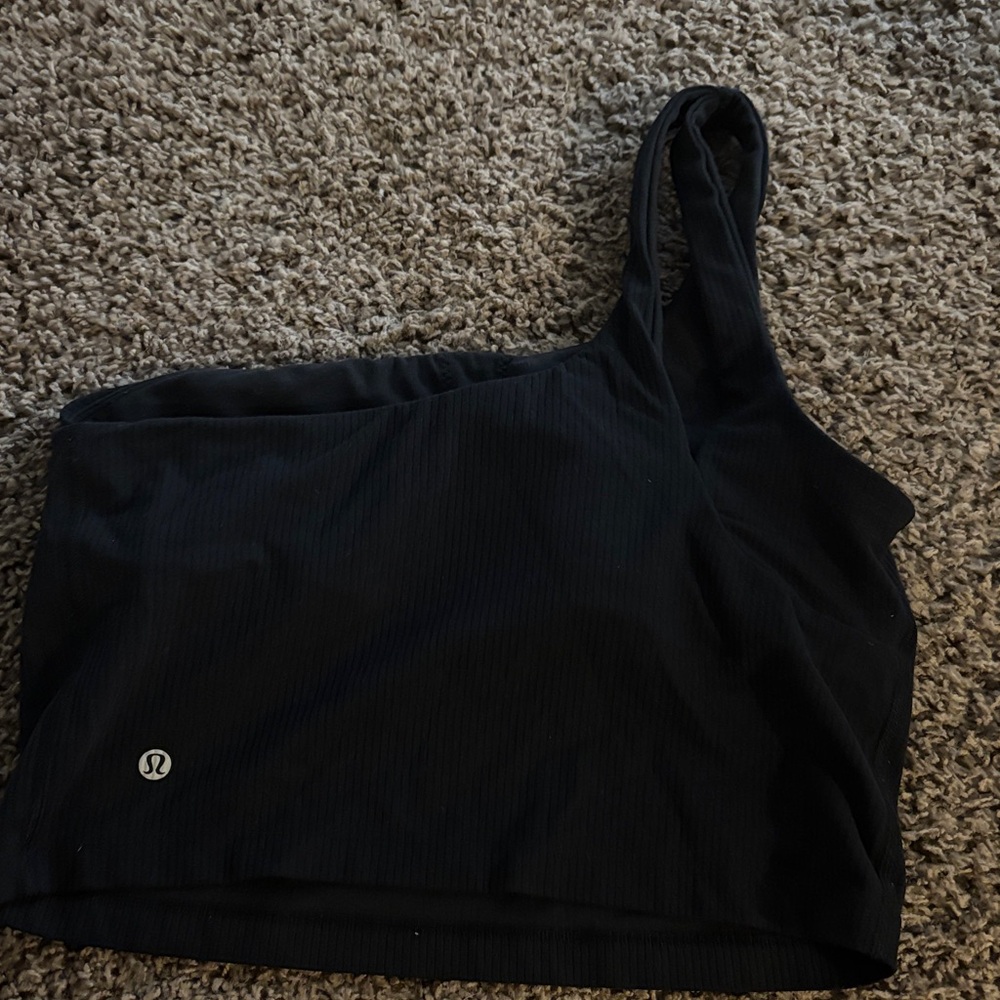 Lululemon Black One-Shoulder top
